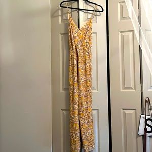 Nice yellow romper size small by the brand timing